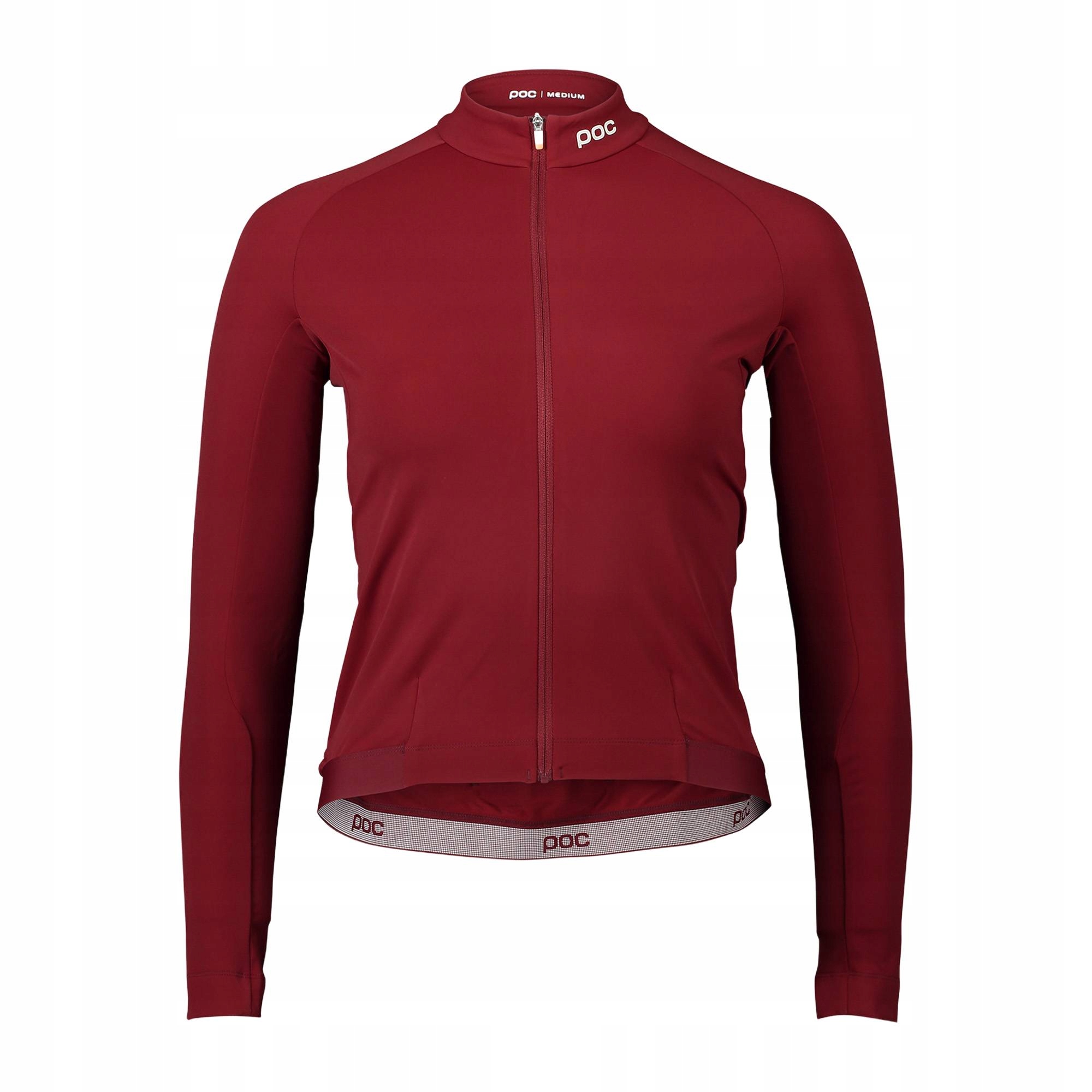 Bluza rowerowa damska POC W Ambient Thermal Jersey - garnet red M – Idealna na chłodniejsze dni