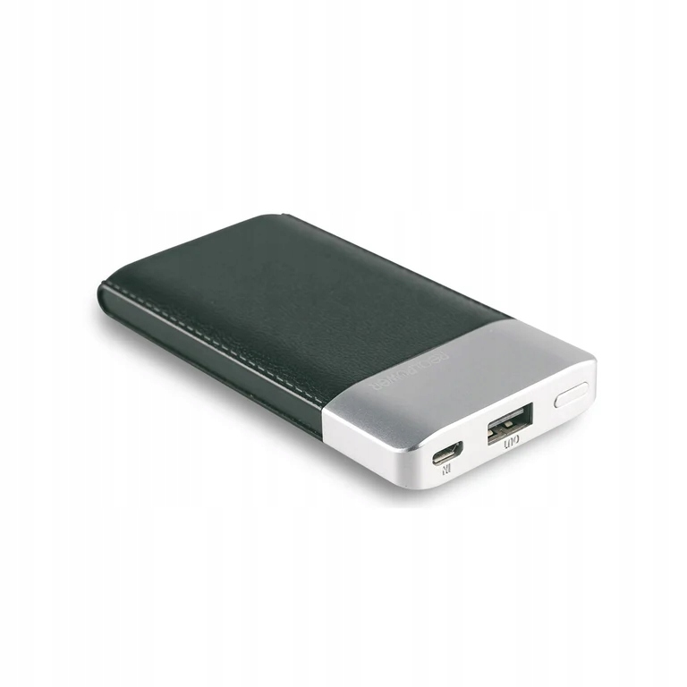 RealPower PB-4000 Fashion 4000mAh Czarny – Stylowe zasilanie na każdą okazję