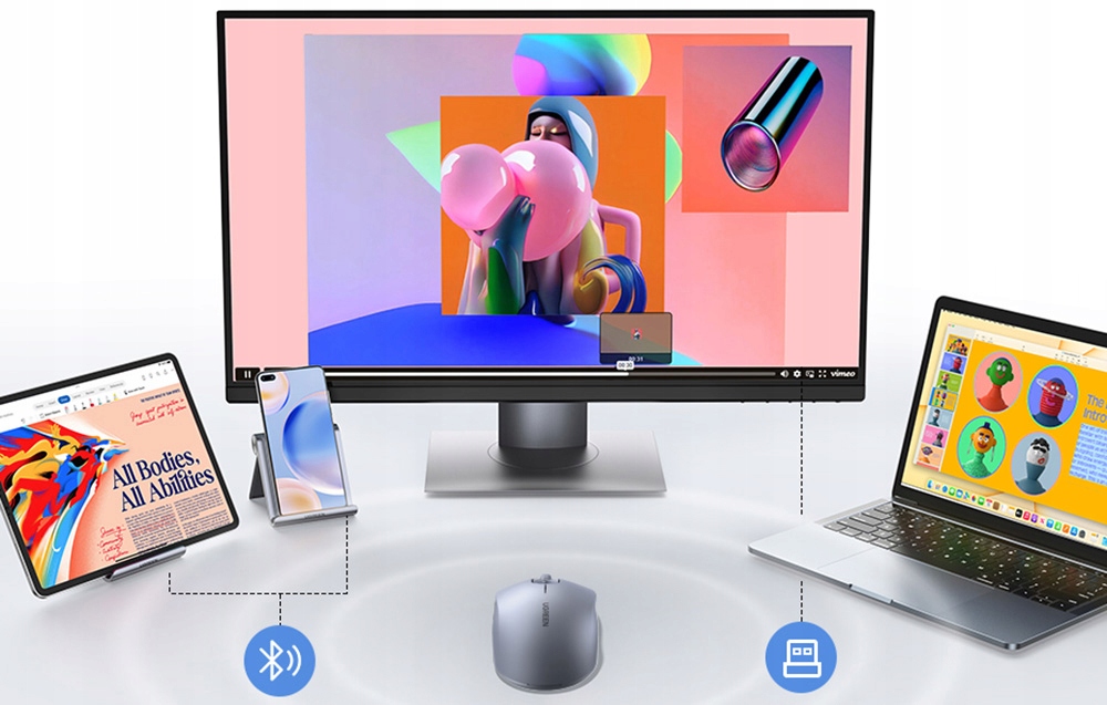 Podwójna łączność – Bluetooth 5.0 i 2.4G
