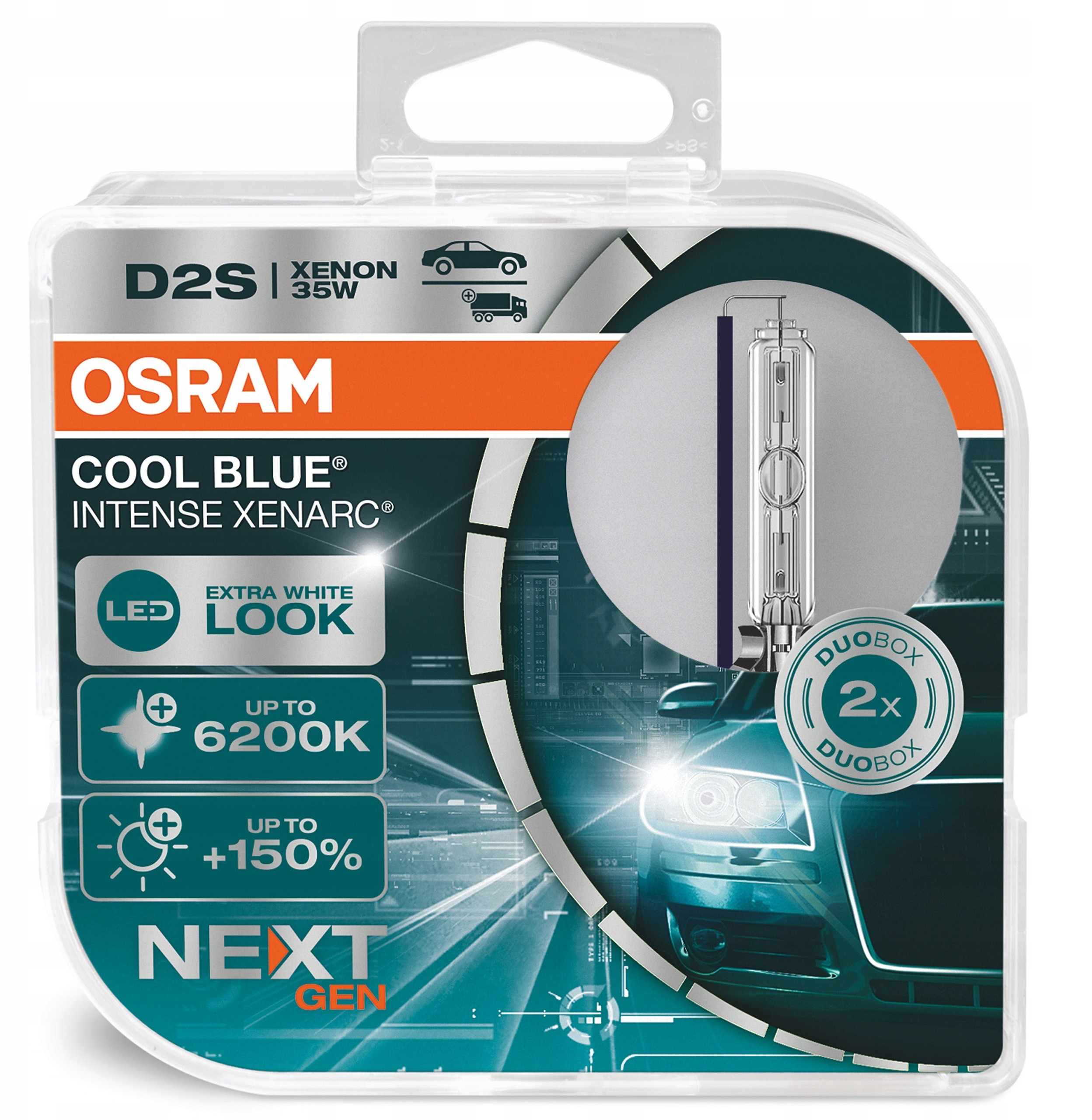Żarówka D2S 85V 35W P32D-2 Cool Blue Intense NextGen 6200K – Oświetlenie na najwyższym poziomie