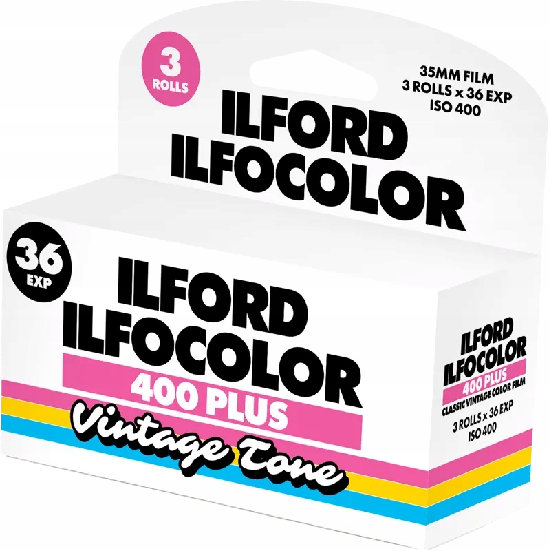 Ilford IlfoColor 400/36 Plus Vintage Tone – Klisza kolorowa dla miłośników retro