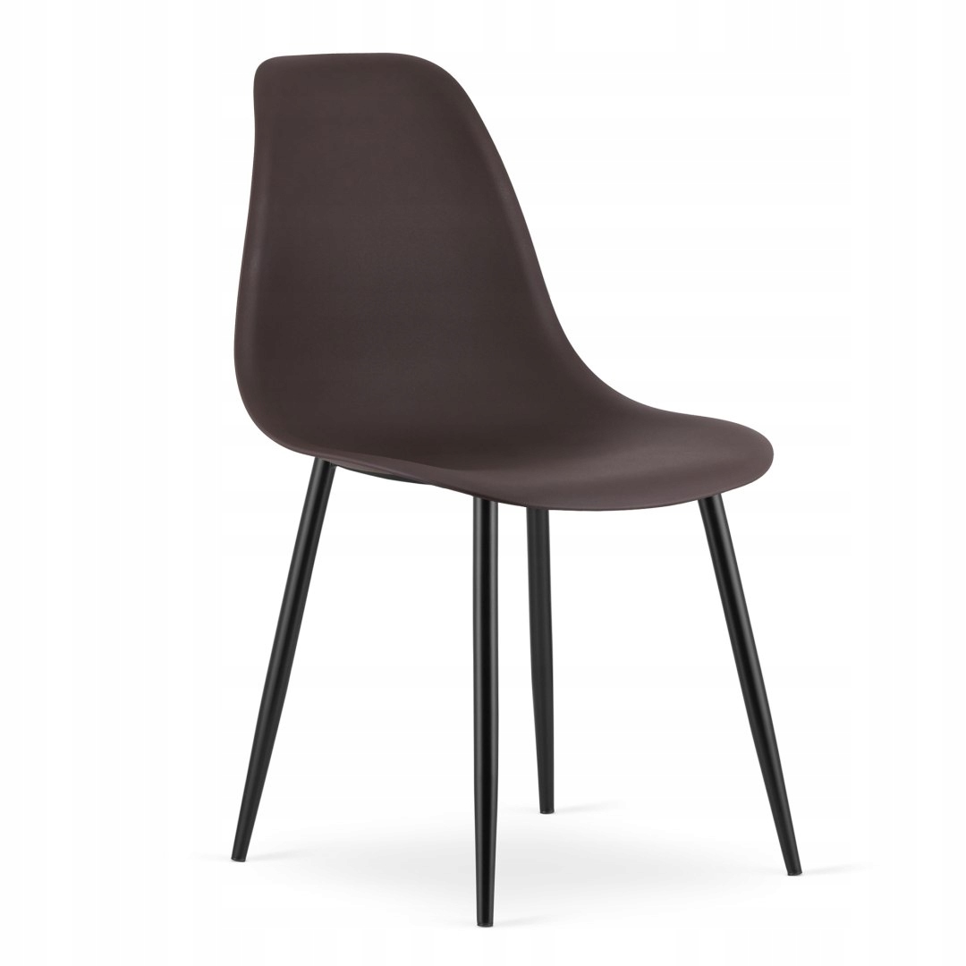 Krzesło WAT kawa / nogi czarne x 1 – Elegancja i komfort w Twoim wnętrzu