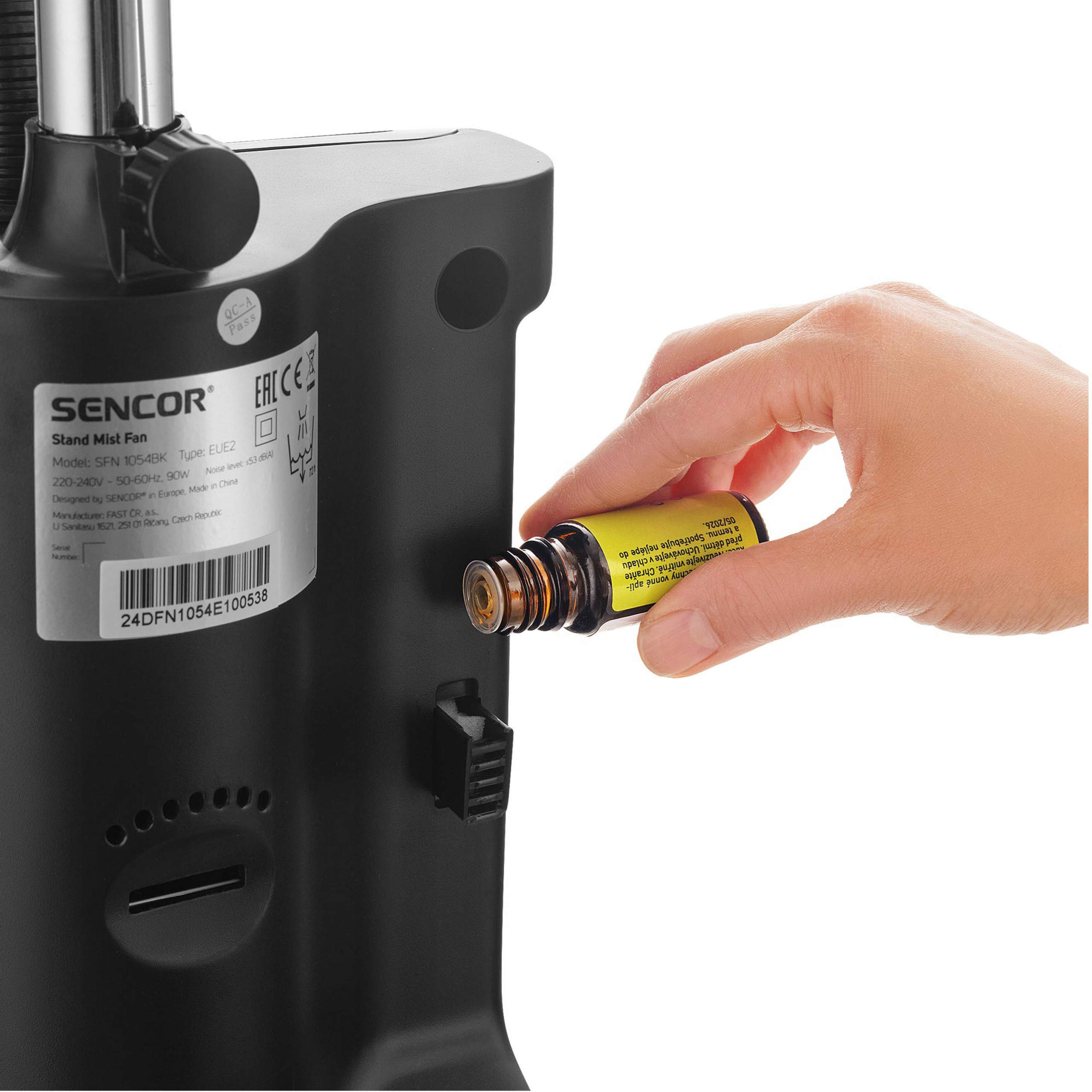 Dopasuj chłodzenie do siebie – Trzy prędkości nawiewu i intensywności mgiełki