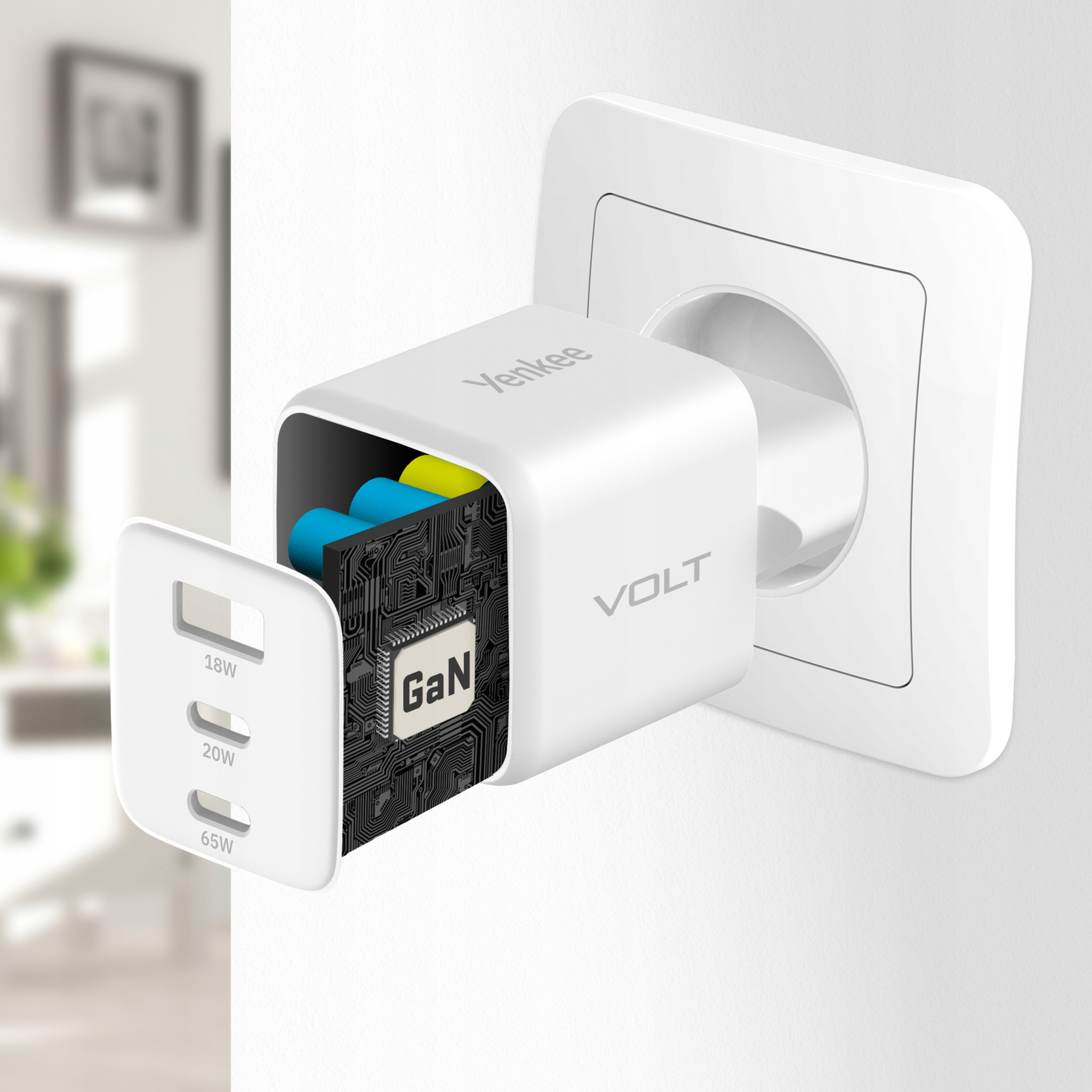 Innowacyjna technologia GaN – Kompaktowy rozmiar i wysoka moc