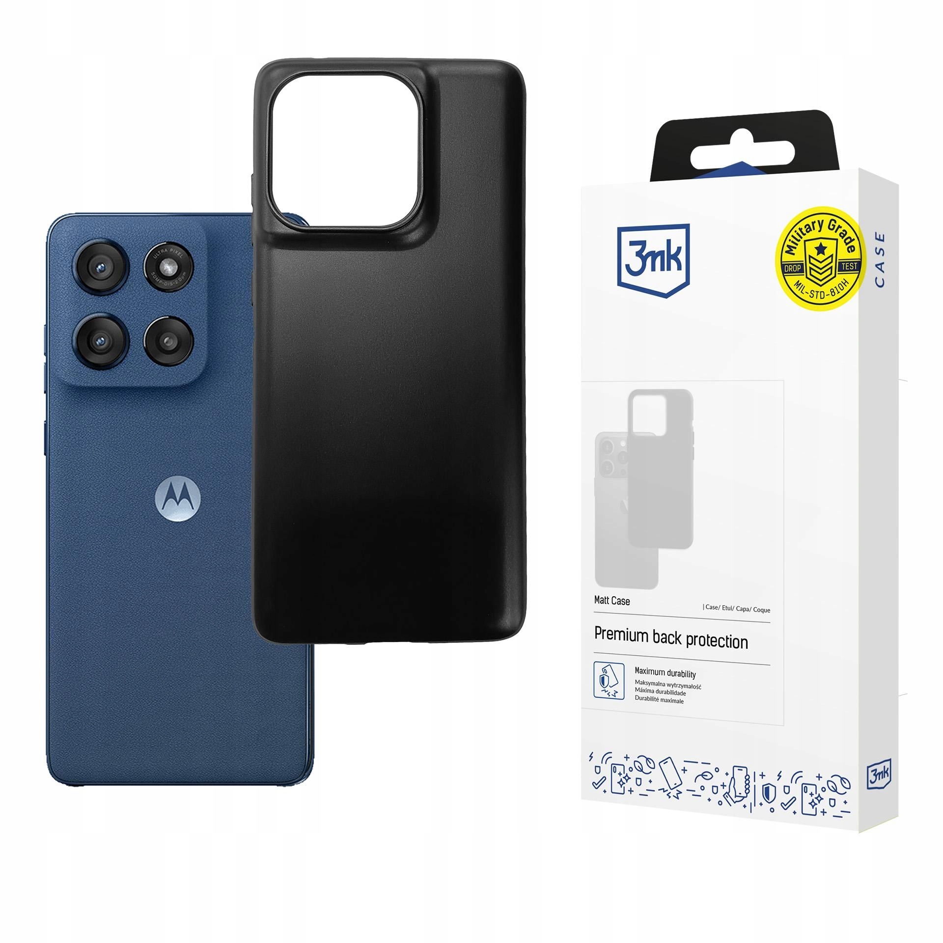 Motorola Moto Edge 60/60 Fusion – Matowe etui 3MK Matt Case