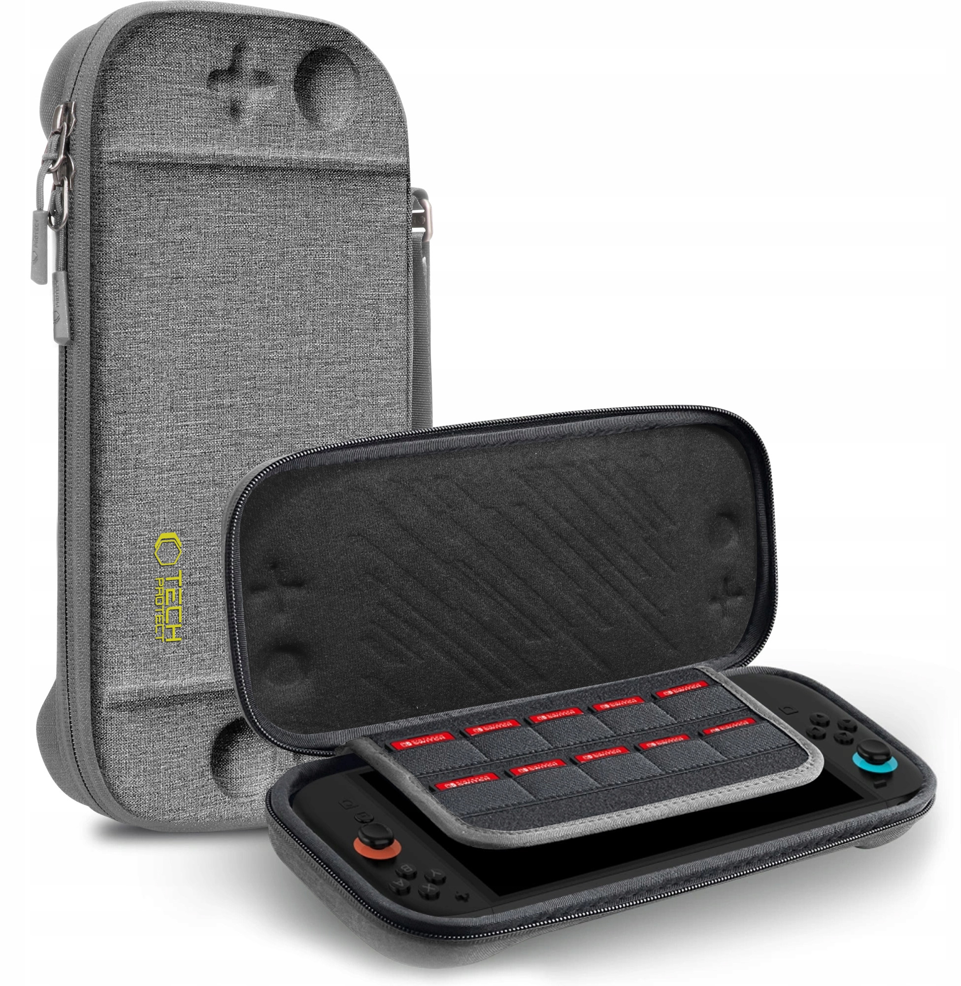 Etui Tech-Protect Slim Pouch Nintendo Switch 2 Dark Grey – Ochrona i styl dla graczy