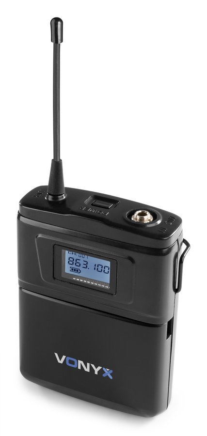 Bezprzewodowy nadajnik Bodypack UHF – Wysoka jakość dźwięku