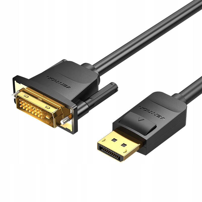 Kabel Vention DisplayPort - DVI (24+1), 2m – Idealne połączenie dla Twojego sprzętu wideo