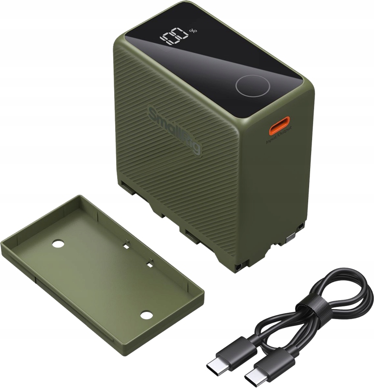 Smallrig 4577 Akumulator do aparatu USB-C NP-F970 Zielony – Wydajność i wszechstronność w zasilaniu