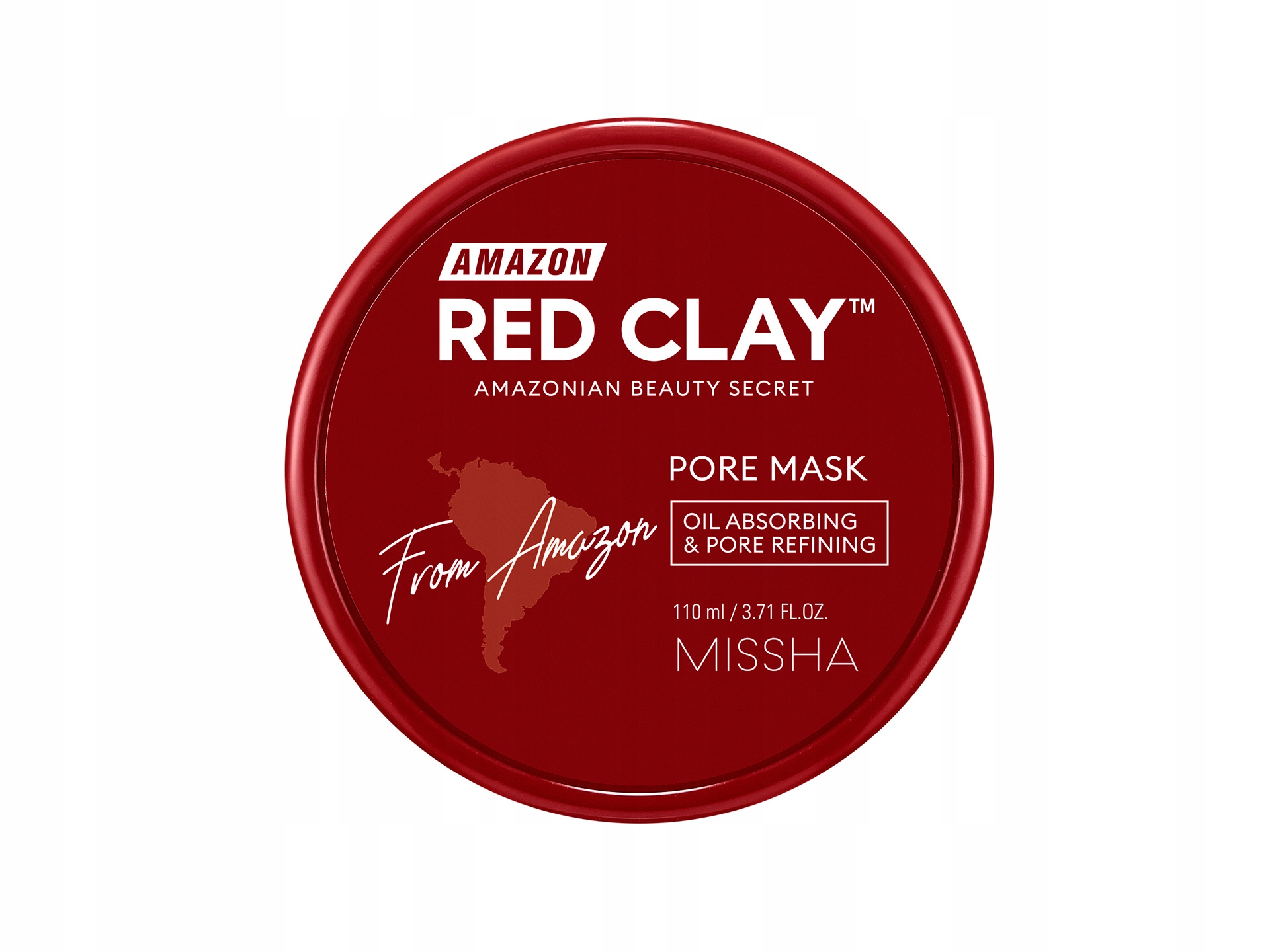 MISSHA Amazon Red Clay Pore Mask – Oczyszczająca maseczka do twarzy
