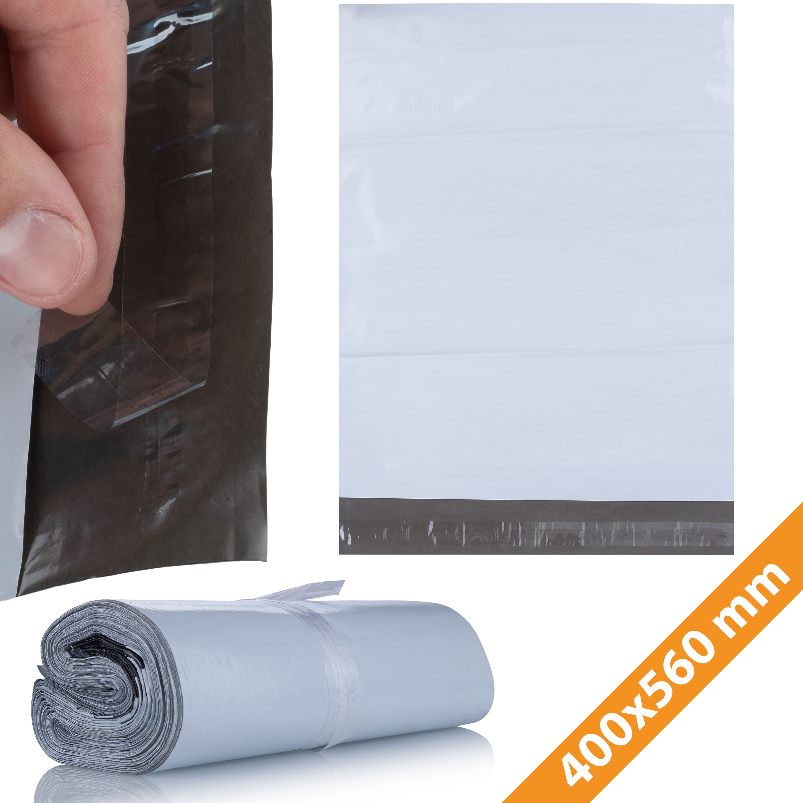 FOLIOPAKI FOLIOPAK KURIERSKIE 400X560 100SZT TORBY – Bezpieczne opakowanie do wysyłki