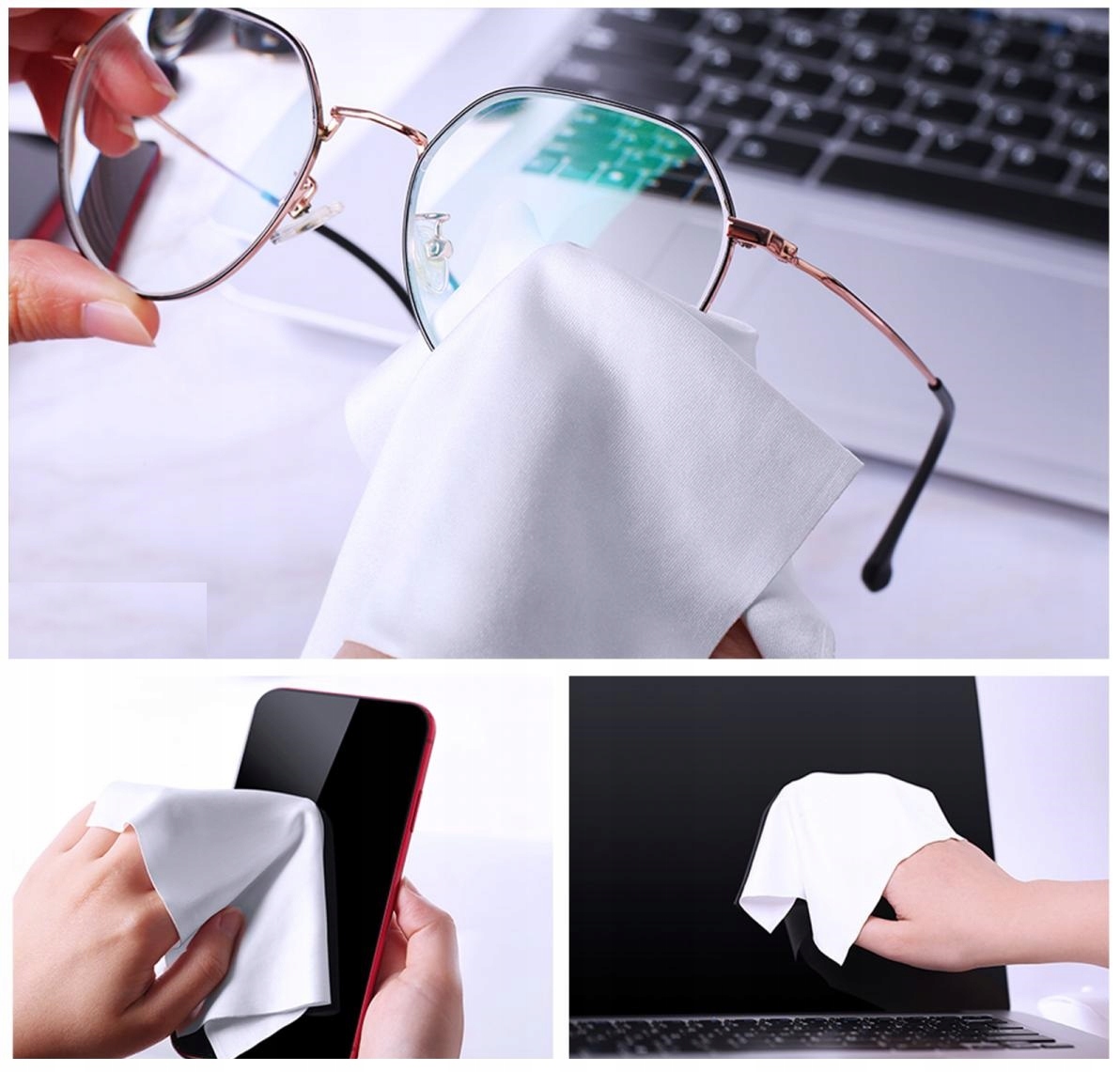 Uniwersalne zastosowanie – Czyszczenie różnych powierzchni optycznych