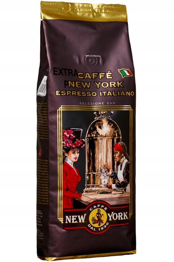 Kawa ziarnista New York Caffe Extra P 1 kg – Doskonały wybór dla miłośników kawy
