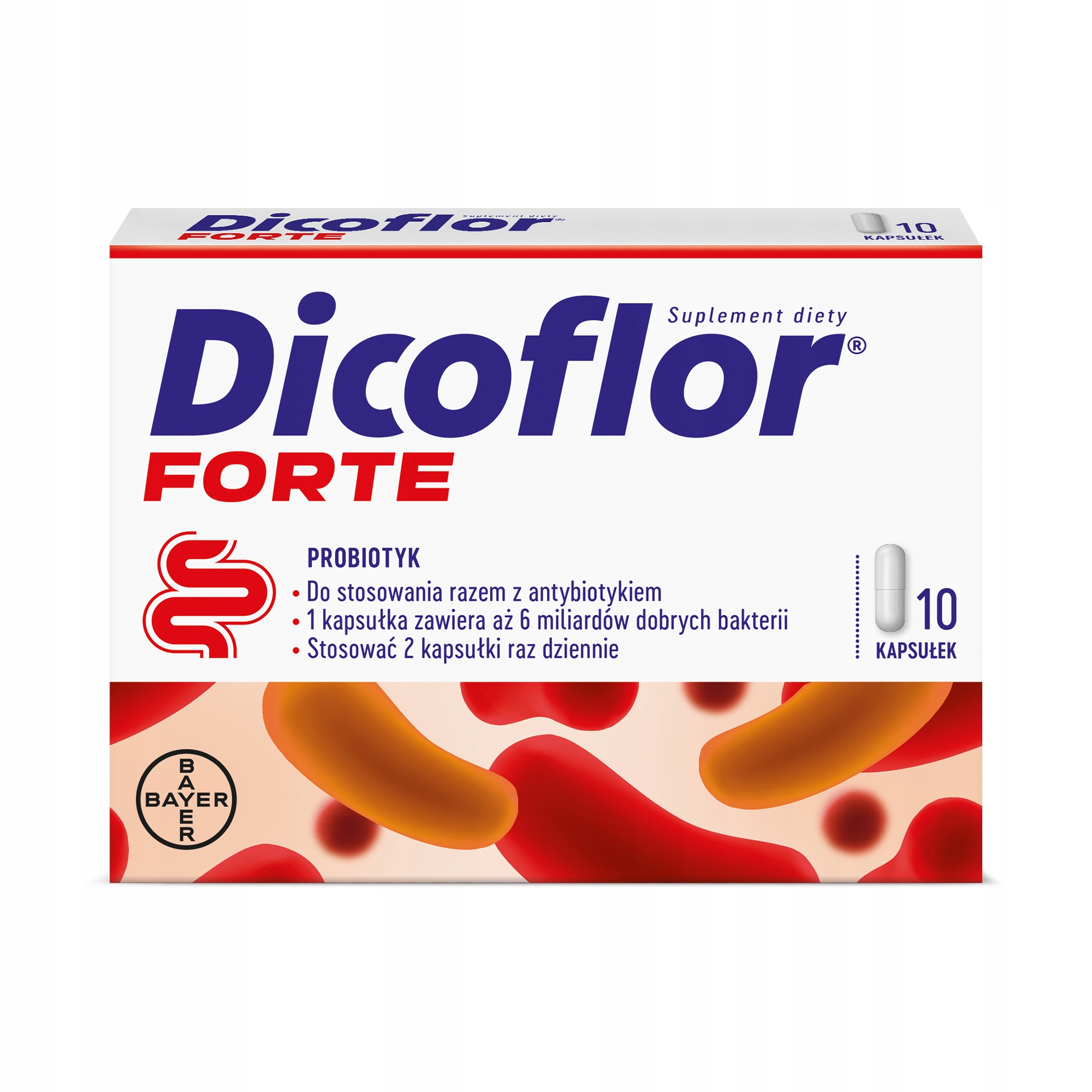 DICOFLOR Forte – Probiotyk dla dzieci w formie kapsułek