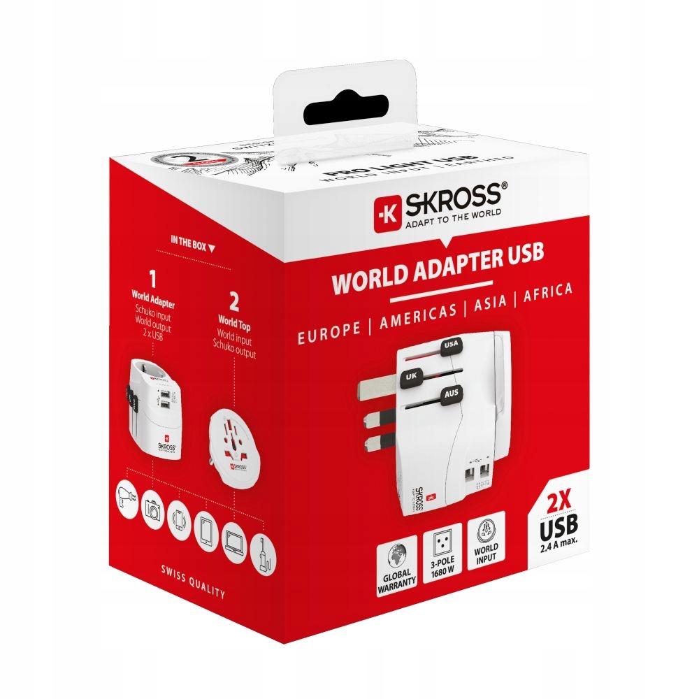 Zintegrowany podwójny port USB dla wygodnego ładowania