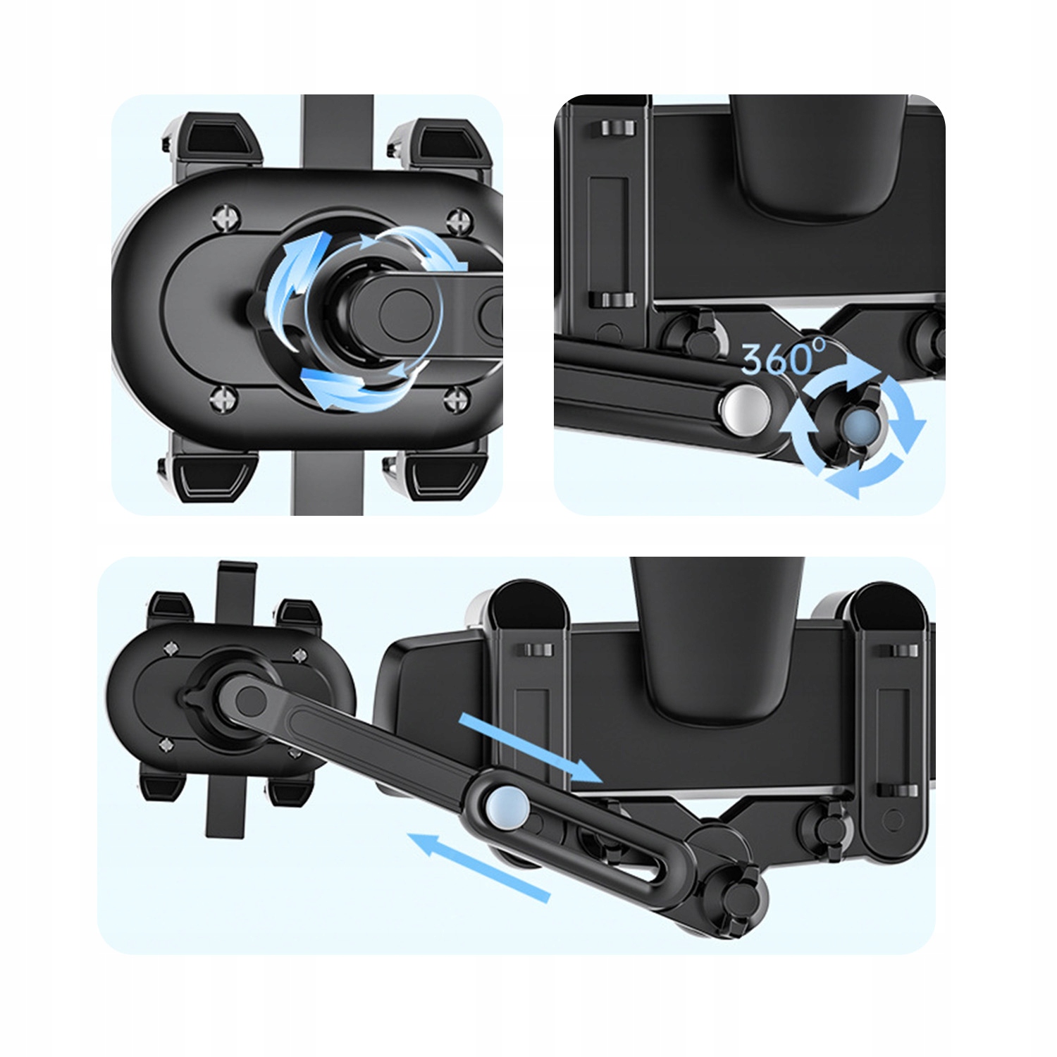 Pełna swoboda obracania – regulacja 360°