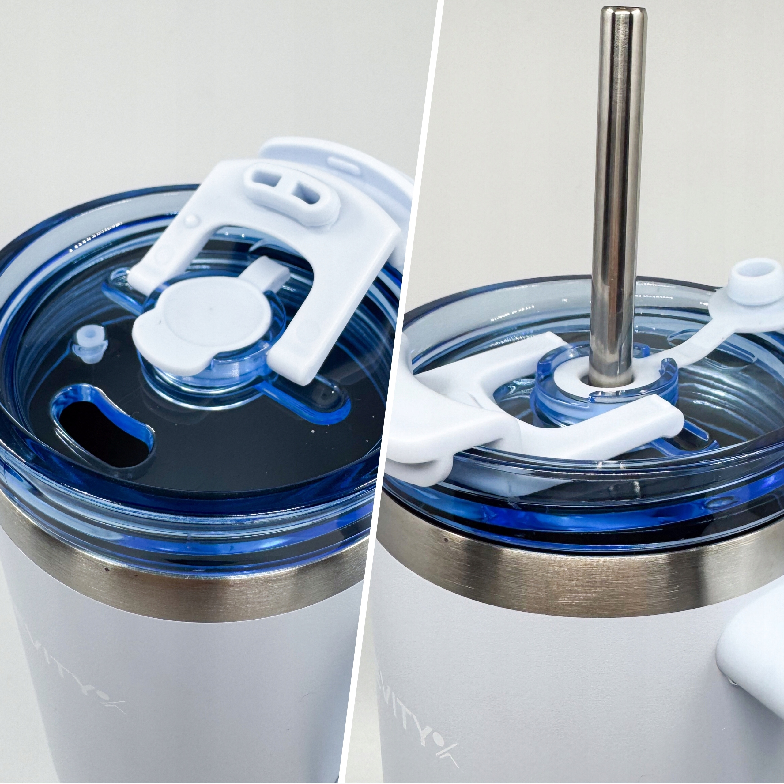 Kubek Termiczny z Uchwytem i ze Słomką Termos ze Stali Nierdzewnej – Idealny towarzysz na każdą okazję