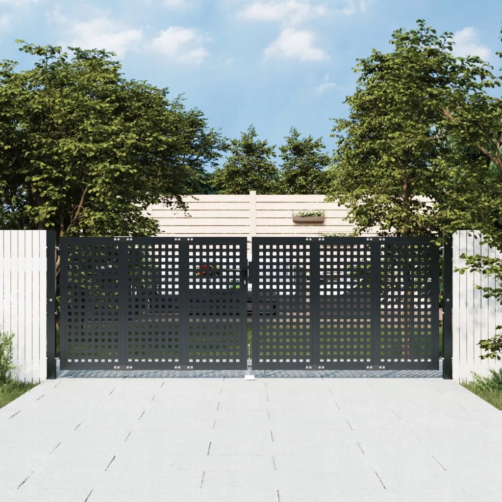 Brama ogrodowa antracytowa 300x150 cm – Idealne wejście do Twojego ogrodu