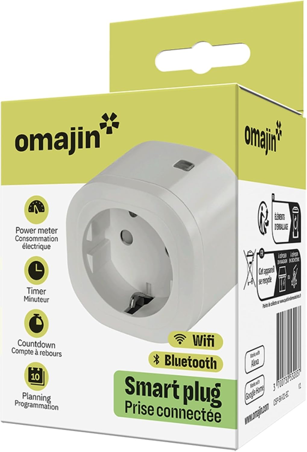 Inteligentna wtyczka SK Omajin OSP-SK-01 – Nowoczesne zarządzanie energią w Twoim domu