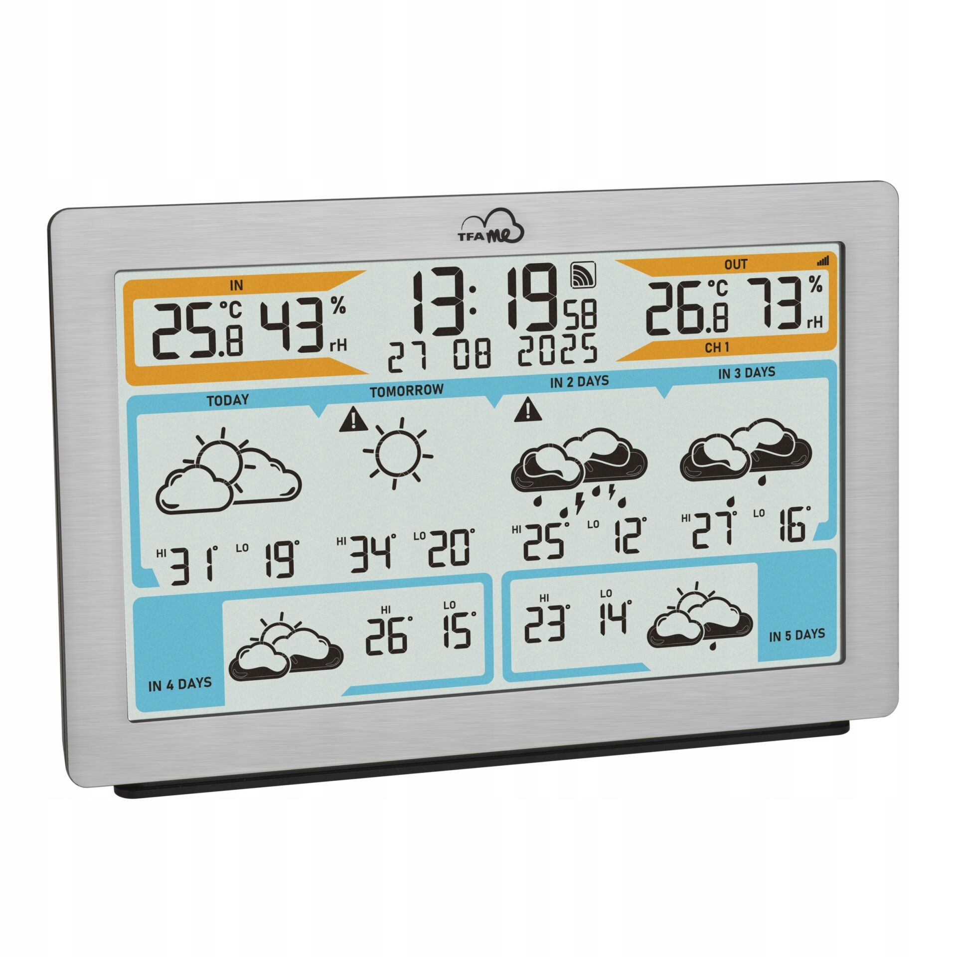 Wszechstronność pomiarów: temperatura, wilgotność, ciśnienie