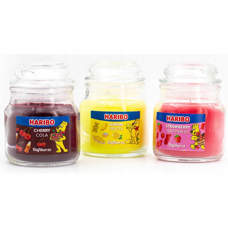 Wyjątkowe zapachy Haribo – Lemon Fruits, Cherry Cola, Strawberry Happiness