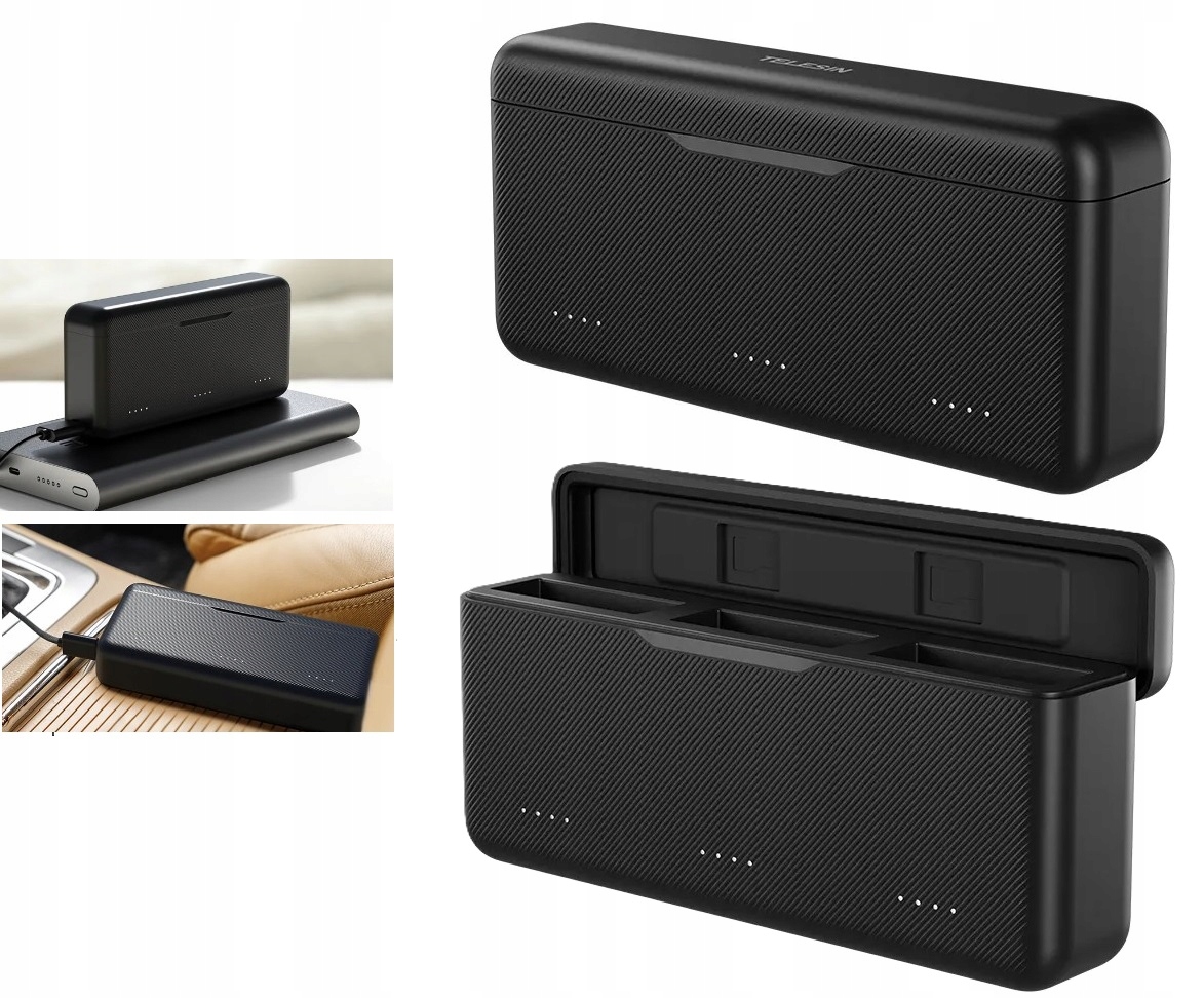 Niezależne ładowanie trzech akumulatorów jednocześnie