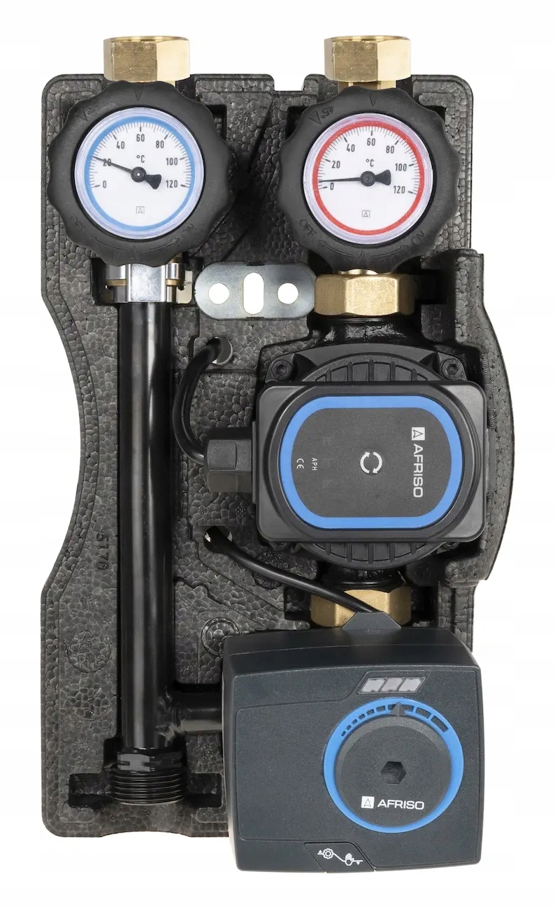 Obrotowy zawór mieszający z siłownikiem elektrycznym ARM 141