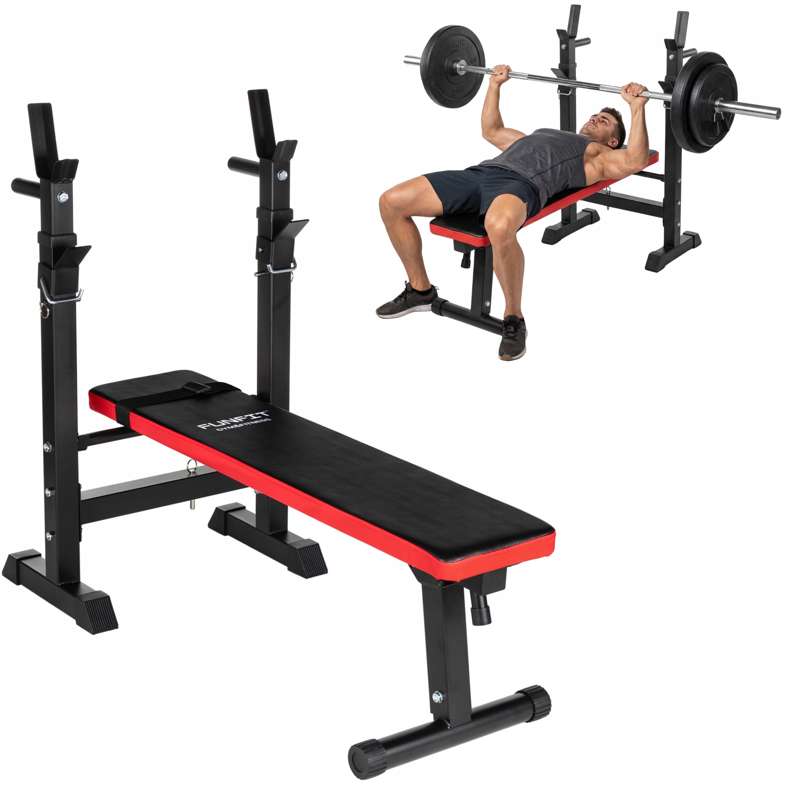 Ławka treningowa pod sztangę FUNFIT – Twój klucz do efektywnego treningu