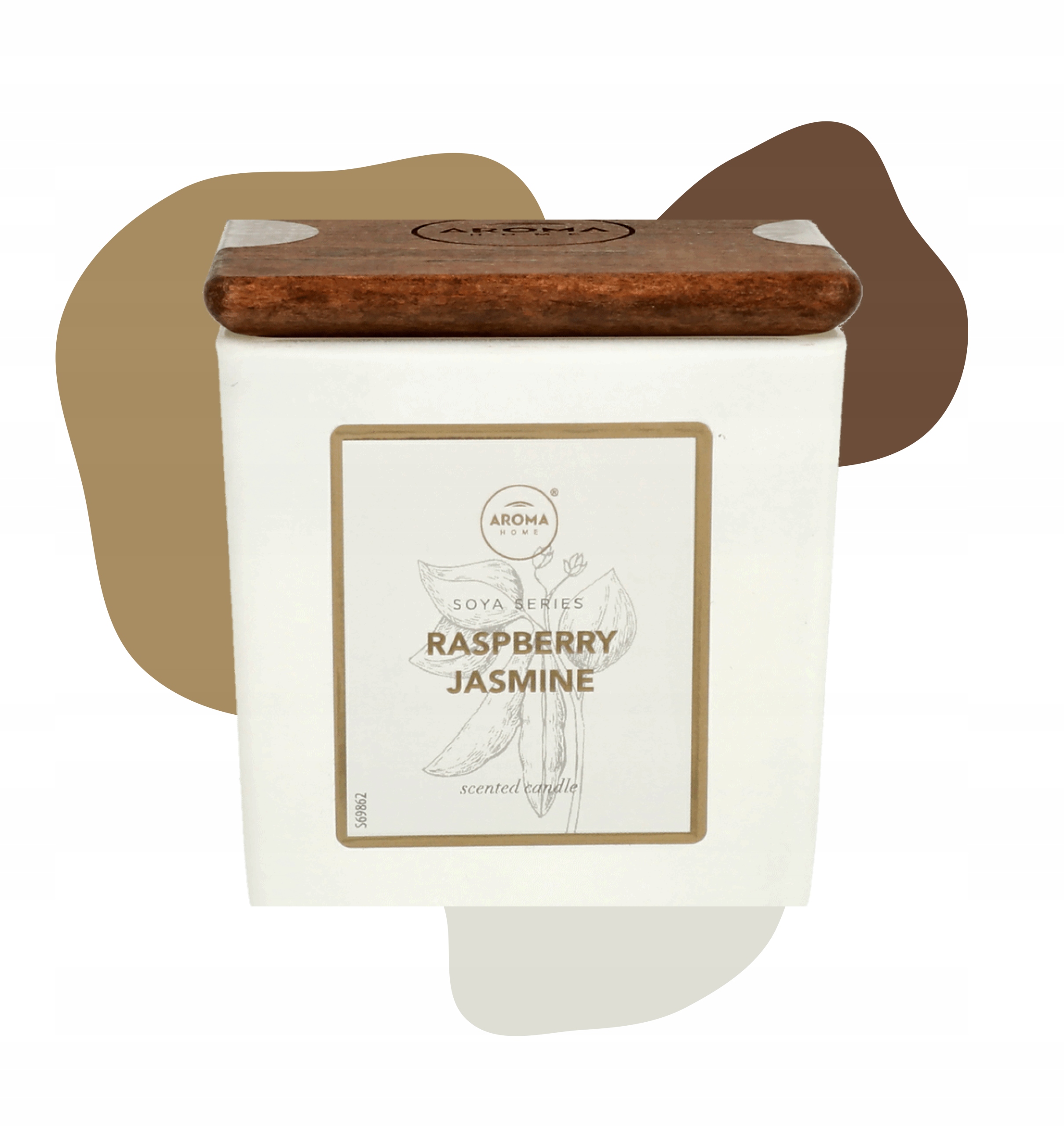 Świeca zapachowa Aroma Home - Malina & Jaśmin – Idealna do Twojego domu