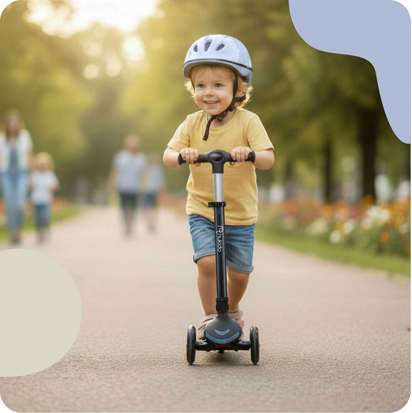 Wbudowane oświetlenie LED kółek - kolorowa zabawa w ruchu