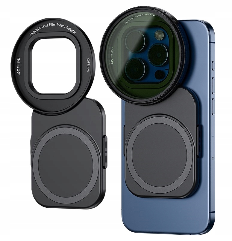 JJC Uchwyt Magnetyczny Magnes MagSafe na Filtry 67mm do Telefonu iPhone – Profesjonalne akcesorium fotograficzne