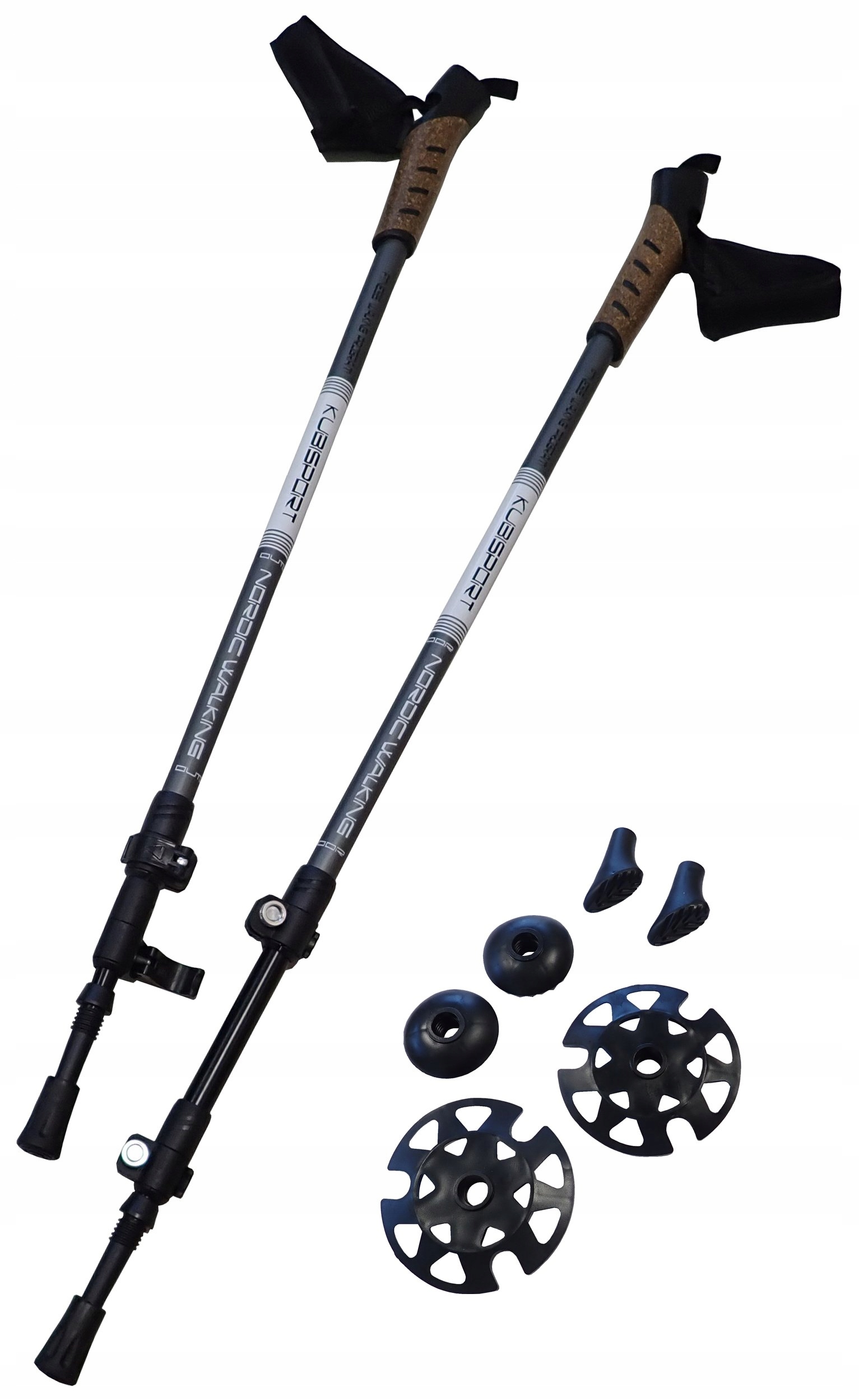 Kije Trekkingowe Regulowane Składane z Szybkozłączką KUBISPORT 145-72 cm – Idealny towarzysz wędrówek