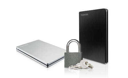 Canvio Slim — bezpieczny dzięki ochronie hasłem