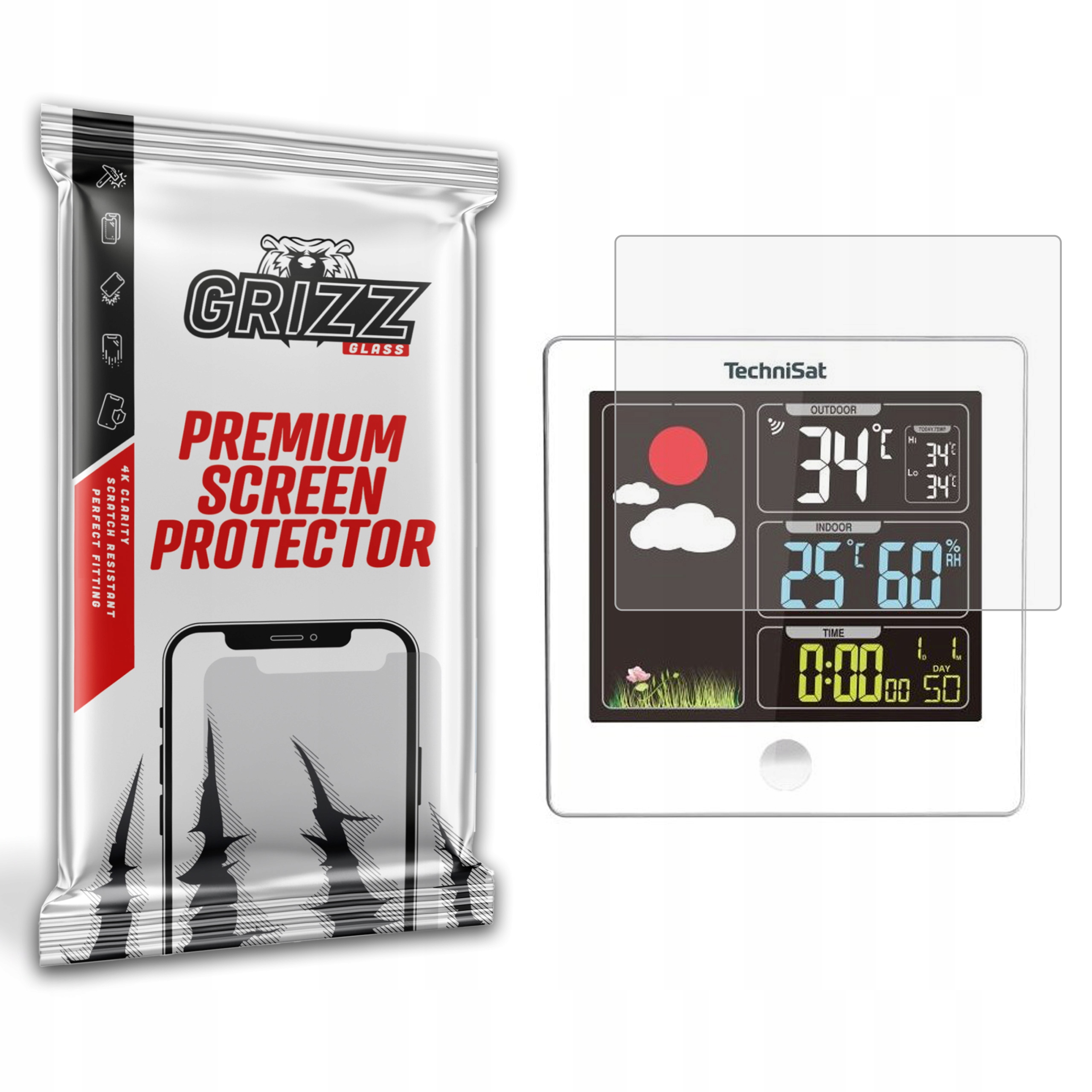 GrizzGlass Folia matowa GrizzGlass PaperScreen do stacji pogodowej TECHNISAT iMeteo X2 – Ochrona Twojego ekranu