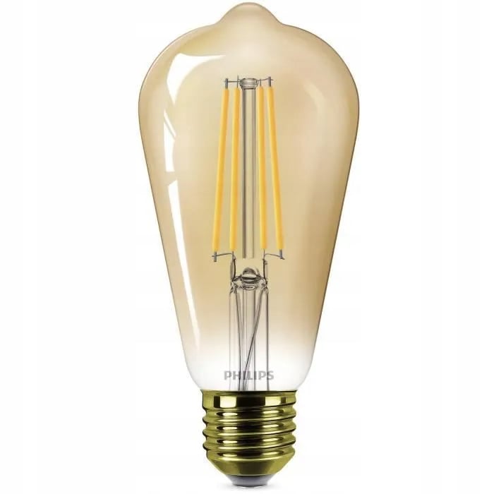 Żarówka LED CLASSIC 50W ST64 E27 GOLD D 1PF/4 – Idealne oświetlenie do Twojego domu