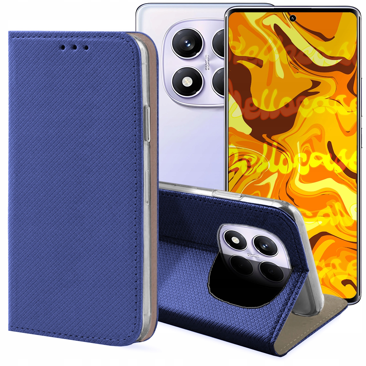 Etui z klapką do Xiaomi Redmi Note 14 Pro 4G – Elegancja i ochrona w jednym