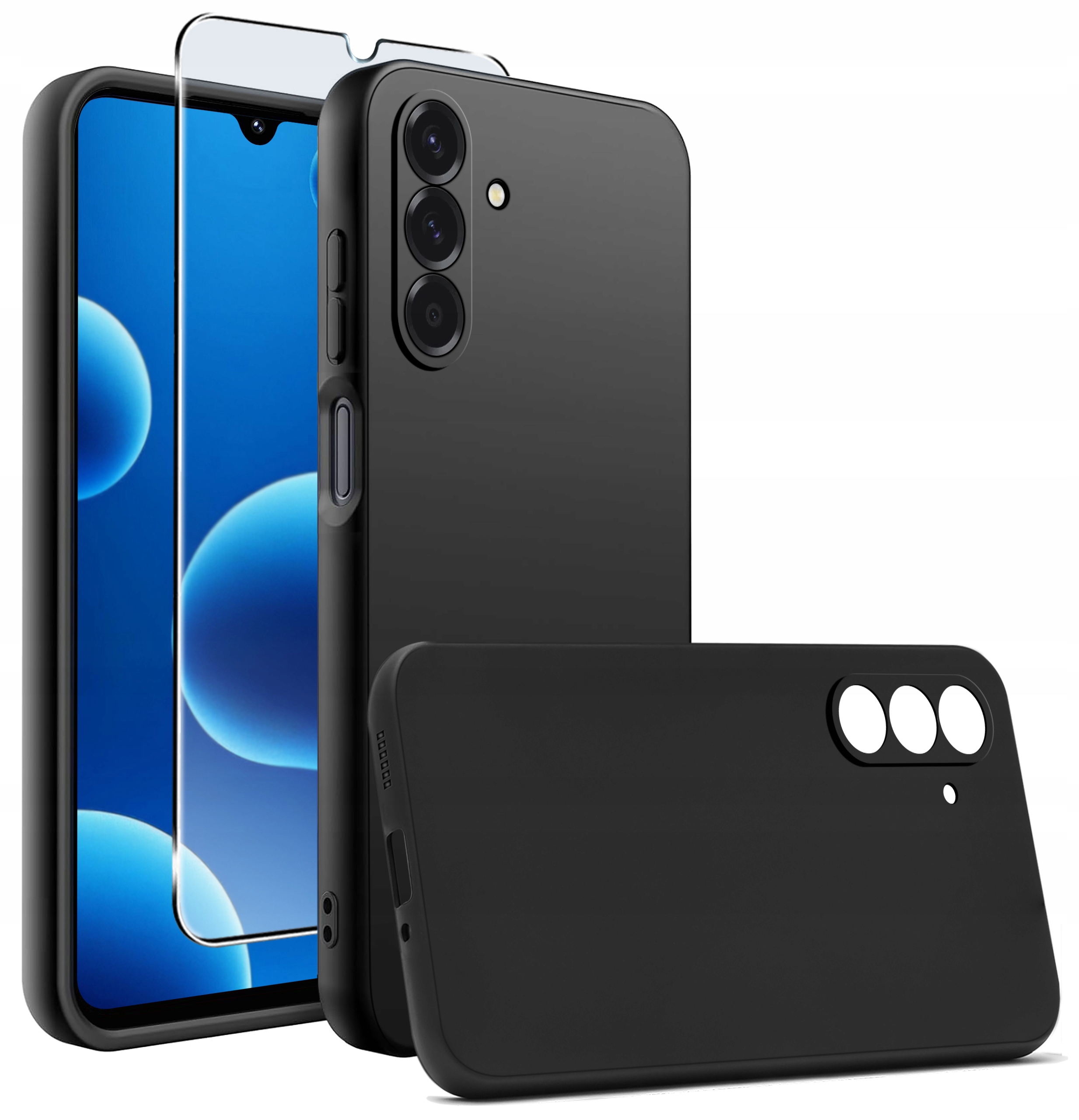 Etui Czarny Matowy Silikon Slim do Samsung A32 5G – Idealna ochrona dla Twojego smartfona