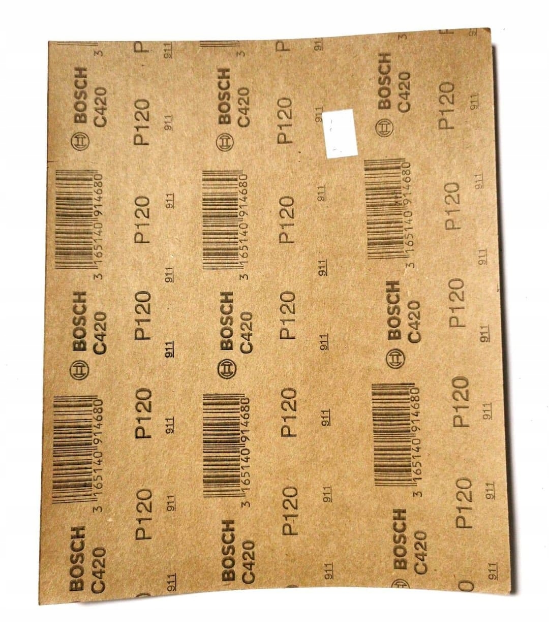 C420 ARKUSZ P120 230X280MM – Idealny papier ścierny do drewna i malowanych powierzchni