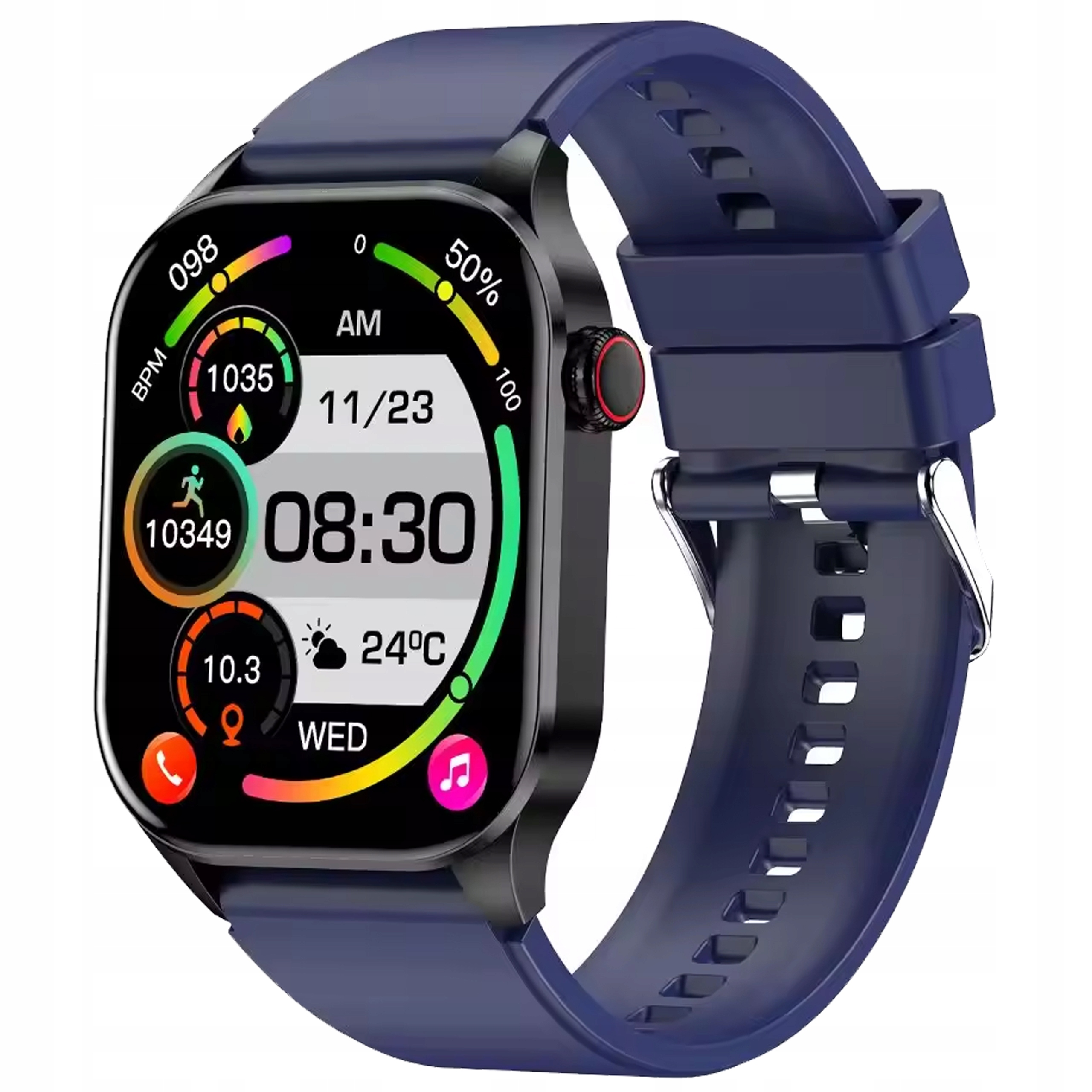Smartwatch Active Band T98 – Nowoczesny zegarek z funkcjami zdrowotnymi i sportowymi