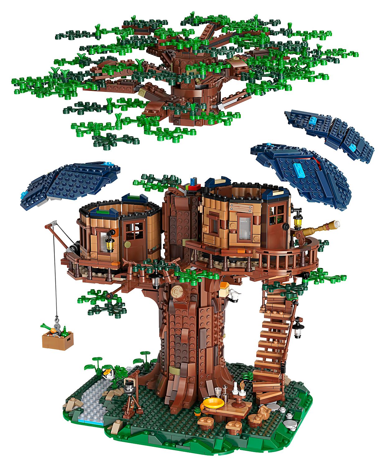LEGO Ideas Domek na drzewie (21318) – Kreatywna zabawa dla całej rodziny