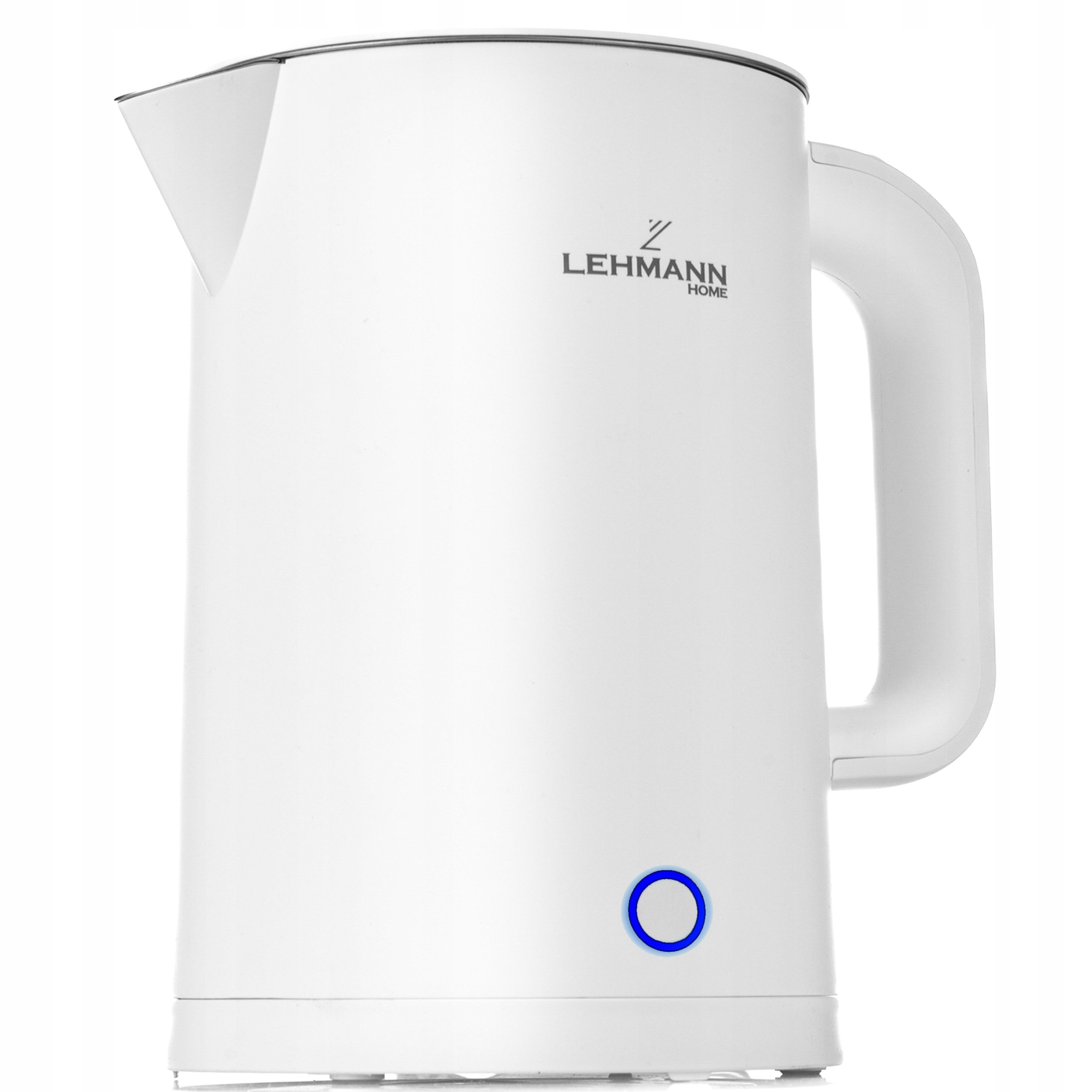 CZAJNIK ELEKTRYCZNY BEZPRZEWODOWY STALOWE WNĘTRZE 2200W BIAŁY DUŻY 1,7L NEW