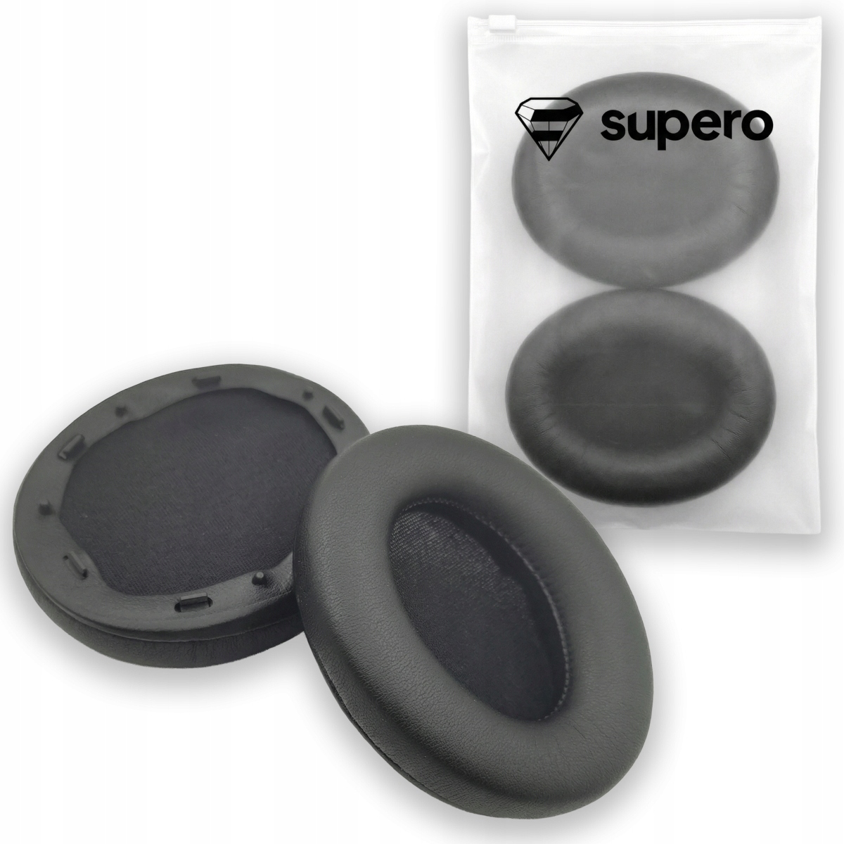 Nauszniki skórzane z Memory Foam SUPERO do Sony WH1000XM3 – Komfort i jakość dźwięku