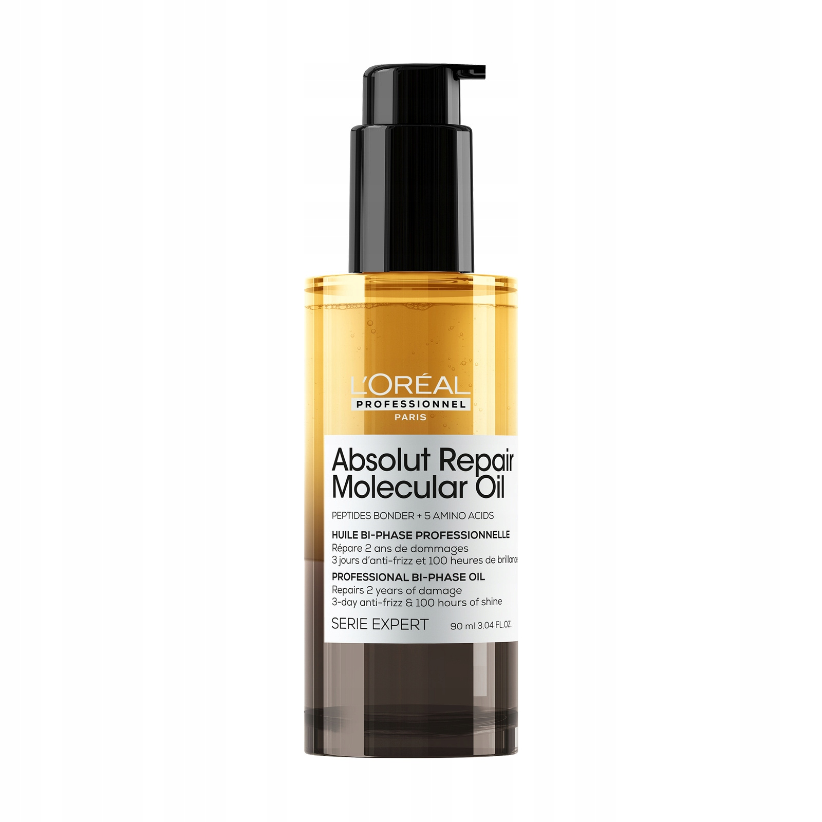 L'OREAL Professionnel Absolut Repair Molecular Olejek dwufazowy do włosów 90ml – Rewolucyjna pielęgnacja dla Twoich włosów