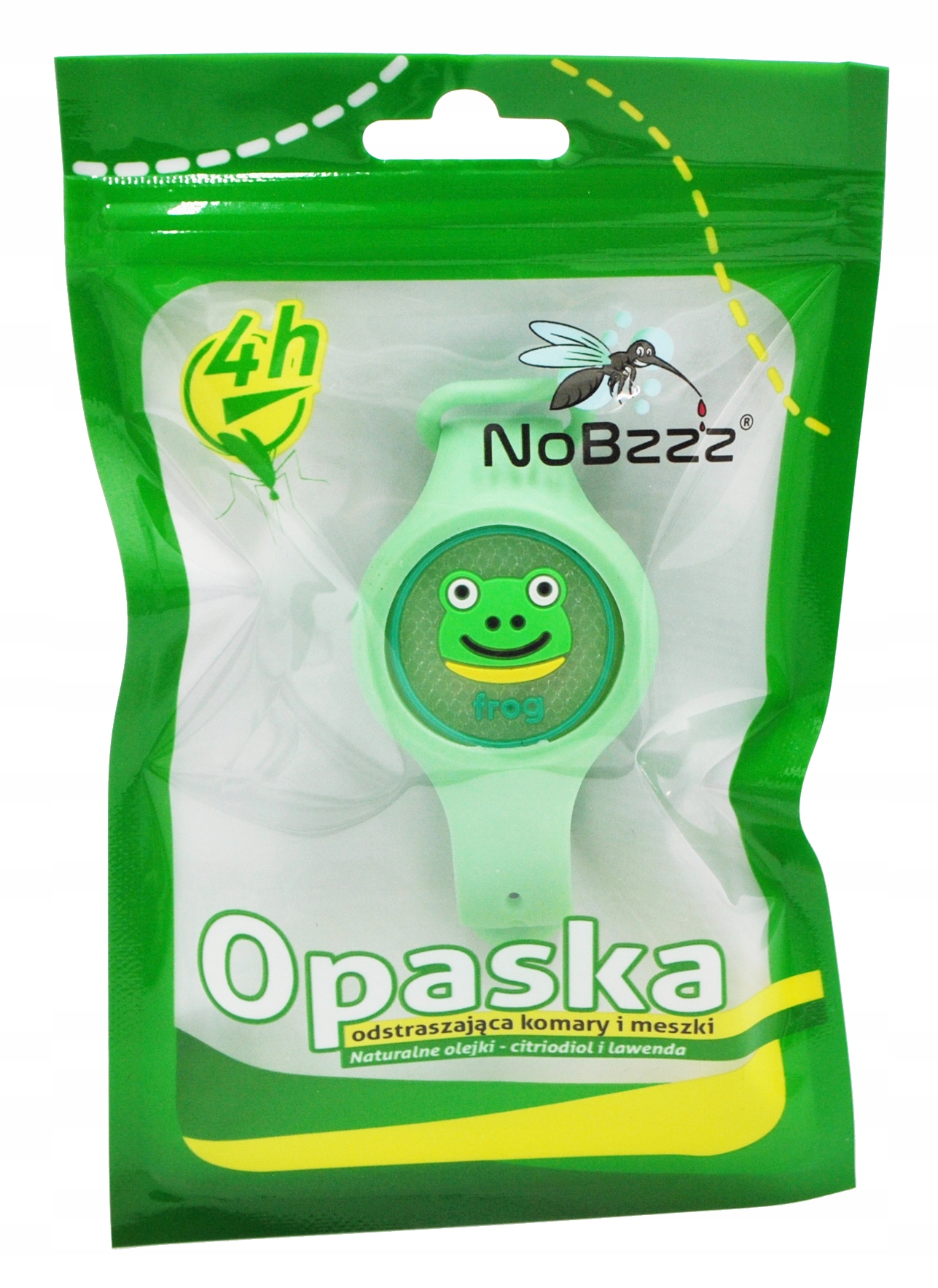 NoBzzz OPASKA NA KOMARY i MESZKI DLA DZIECI Żabka – Naturalna ochrona przed owadami