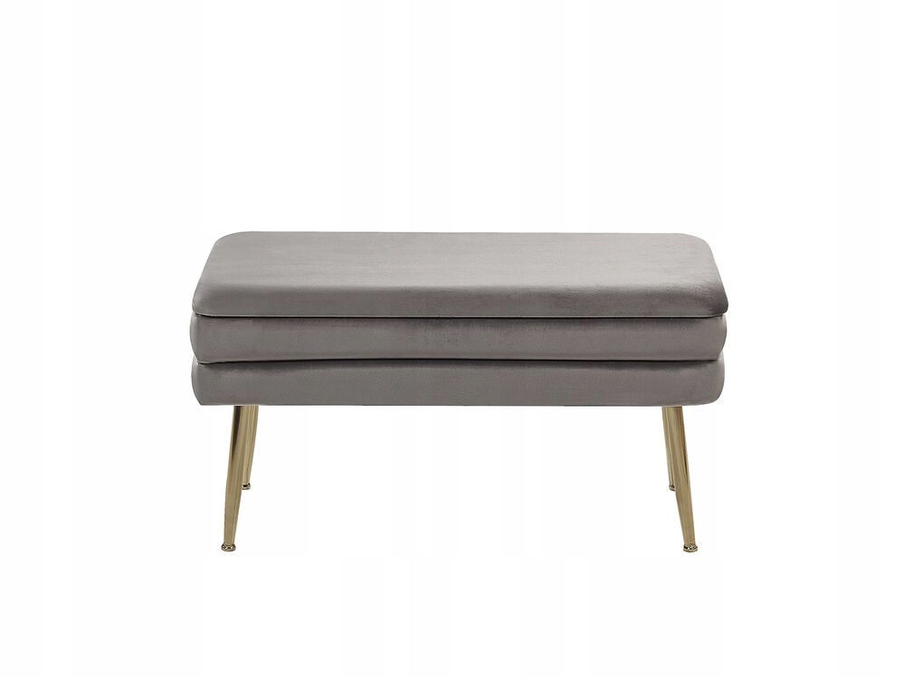 Welurowe tapicerowanie w eleganckim szarym kolorze