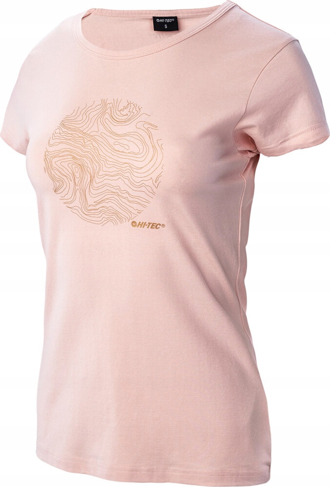 Damska Koszulka z krótkim rękawem bawełniana Hi-Tec Lady Akuja – Komfort i styl na co dzień