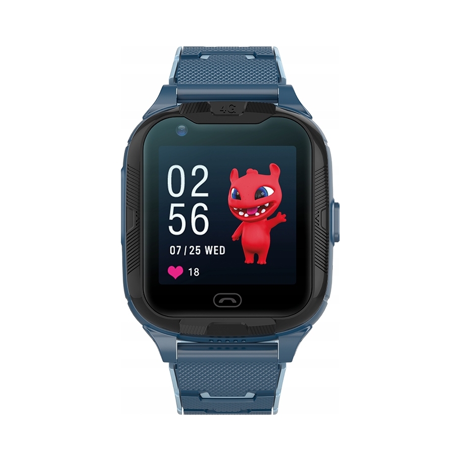 Maxlife Smartwatch 4G MXKW-350 Niebieski GPS WiFi – Idealny zegarek dla dzieci