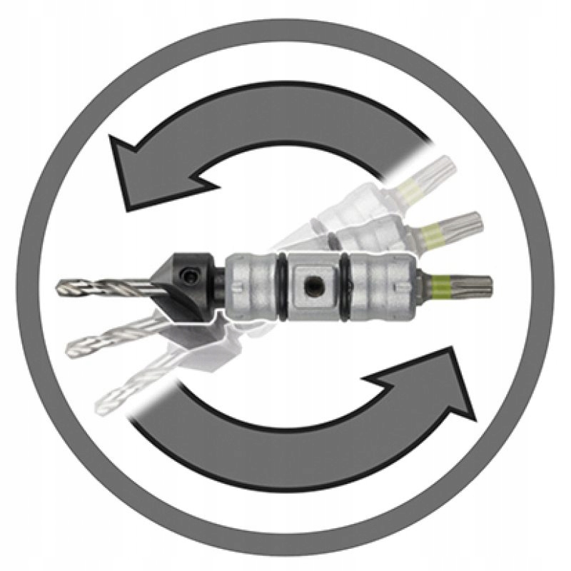 Szybka wymiana dzięki uchwytowi sześciokątnemu 1/4