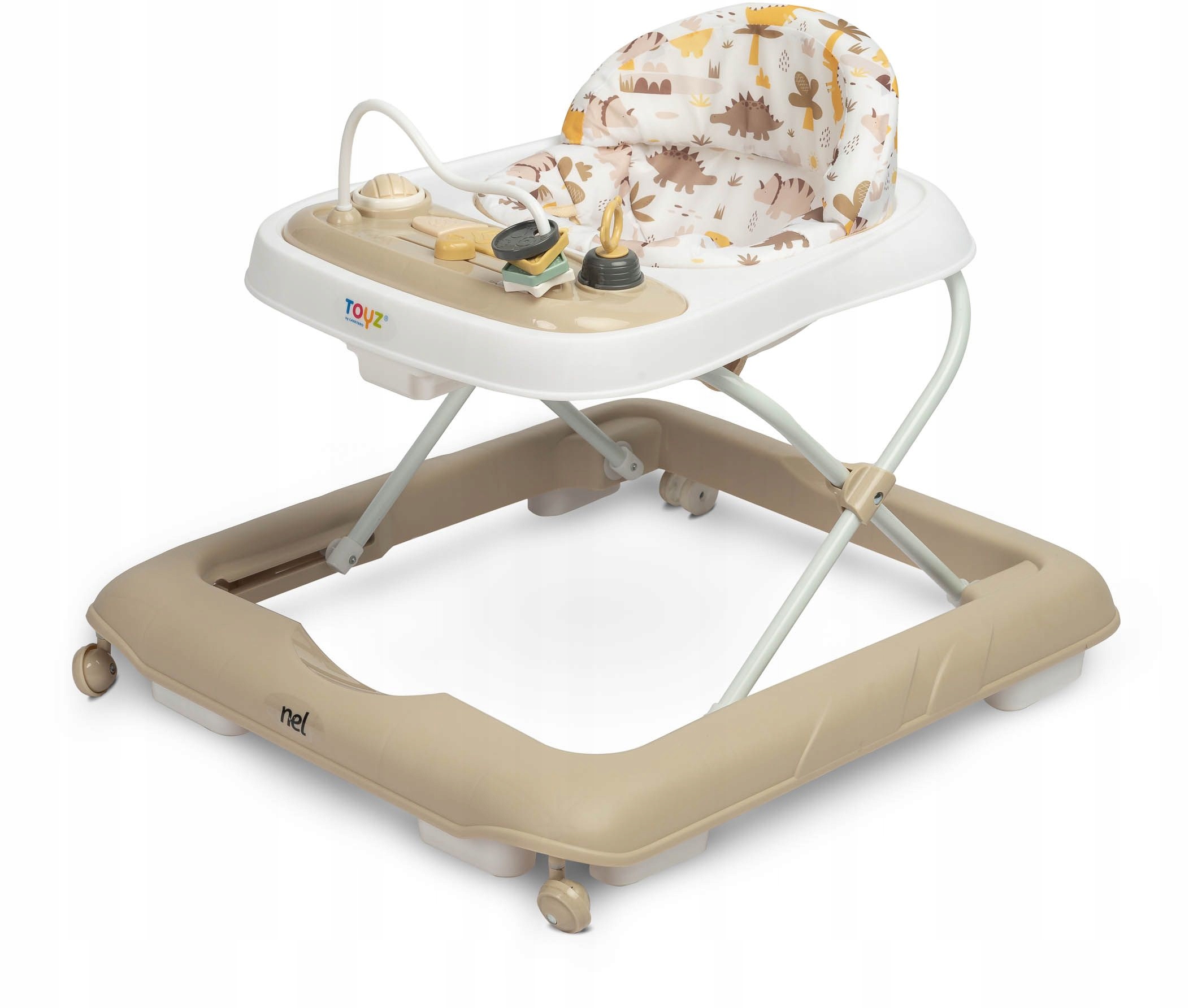 Łatwość w manewrowaniu dzięki skrętnym kółkom