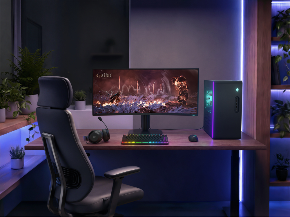 Monitor komputerowy Alienware AW3426DWM – Wydajność w grach na najwyższym poziomie